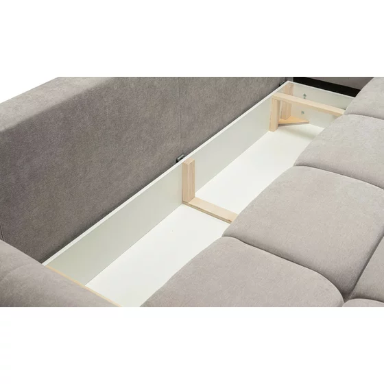 Canapea Extensibila Base, 245x110x86 cm, Stofa - Gri picture - 8
