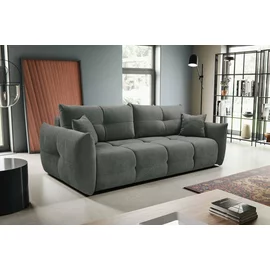 Canapea Extensibila Base, 245x110x86 cm, Stofa - Gri
