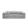 Canapea Extensibila Big Buddy Extra Large, 302x130x92 cm, Suprafata Pentru Dormit - 182x244 cm, Stofa - Gri Deschis picture - 2
