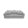 Canapea Extensibila Big Buddy Extra Large, 302x130x92 cm, Suprafata Pentru Dormit - 182x244 cm, Stofa - Gri Deschis picture - 3