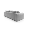 Canapea Extensibila Big Buddy Extra Large, 302x130x92 cm, Suprafata Pentru Dormit - 182x244 cm, Stofa - Gri Deschis picture - 6