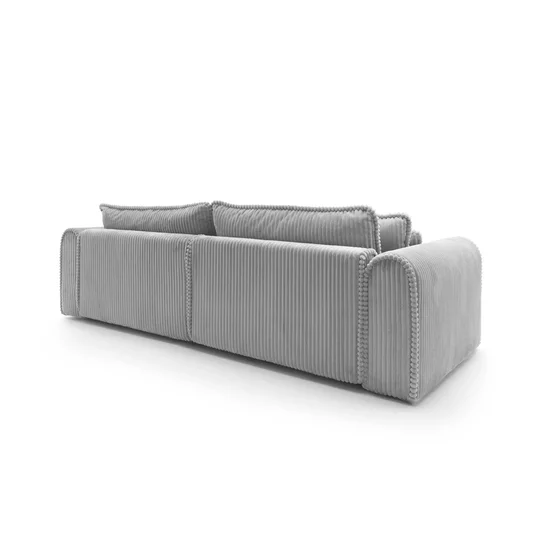 Canapea Extensibila Big Buddy Extra Large, 302x130x92 cm, Suprafata Pentru Dormit - 182x244 cm, Stofa - Gri Deschis picture - 7