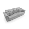 Canapea Extensibila Big Buddy Extra Large, 302x130x92 cm, Suprafata Pentru Dormit - 182x244 cm, Stofa - Gri Deschis picture - 8
