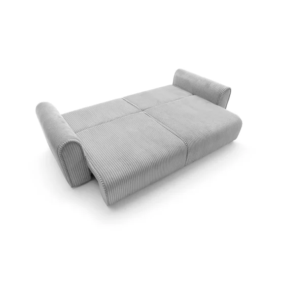 Canapea Extensibila Big Buddy Extra Large, 302x130x92 cm, Suprafata Pentru Dormit - 182x244 cm, Stofa - Gri Deschis picture - 10