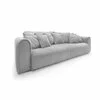 Canapea Extensibila Big Buddy Extra Large, 302x130x92 cm, Suprafata Pentru Dormit - 182x244 cm, Stofa - Gri Deschis picture - 11