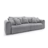 Canapea Extensibila Big Buddy Extra Large, 302x130x92 cm, Suprafata Pentru Dormit - 182x244 cm, Stofa - Gri Metalic picture - 4