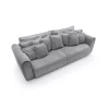 Canapea Extensibila Big Buddy Extra Large, 302x130x92 cm, Suprafata Pentru Dormit - 182x244 cm, Stofa - Gri Metalic picture - 8
