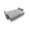Canapea Extensibila Big Buddy Extra Large, 302x130x92 cm, Suprafata Pentru Dormit - 182x244 cm, Stofa - Gri Metalic picture - 10