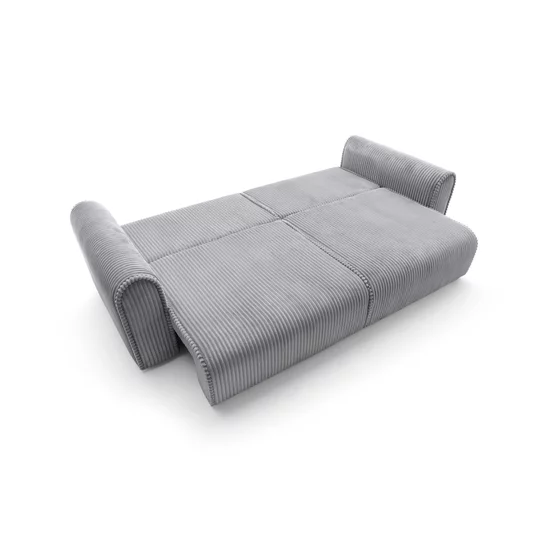 Canapea Extensibila Big Buddy Extra Large, 302x130x92 cm, Suprafata Pentru Dormit - 182x244 cm, Stofa - Gri Metalic picture - 10