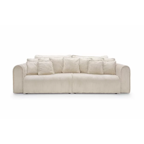 Canapea Extensibila Big Buddy Extra Large, 302x130x92 cm, Suprafata Pentru Dormit - 182x244 cm, Stofa - Beige Deschis picture - 1