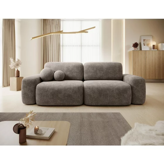 Canapea Extensibila Bold, 259x107x88 cm, Stofa Cremona 24, Maro picture - 1