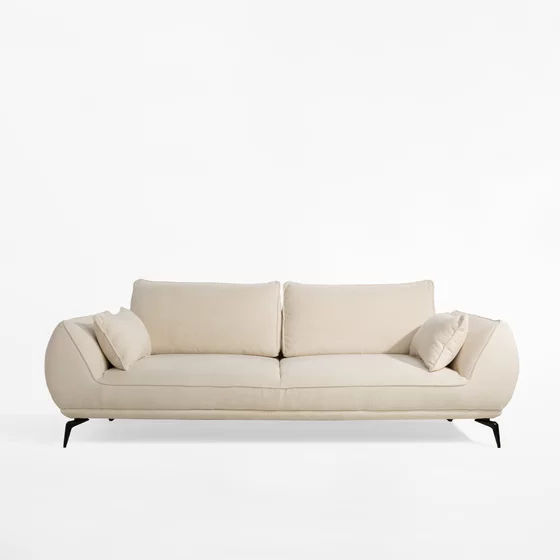 Canapea Extensibila Cavo, 249x118x71/86 cm, Stofa, Beige picture - 1