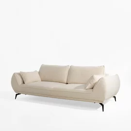 Canapea Extensibila Cavo, 249x118x71/86 cm, Stofa, Beige