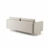 Canapea Extensibila Cavola Gold, 222x94x92 cm, Catifea Magic Velvet 2274 - Beige picture - 3