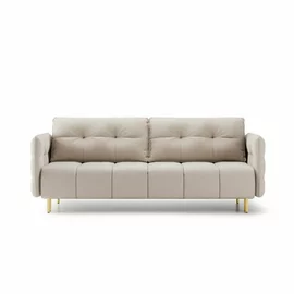 Canapea Extensibila Cavola Gold, 222x94x92 cm, Catifea Magic Velvet 2274 - Beige