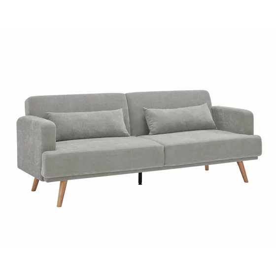 Canapea Extensibila Cherry, 214x86x83 cm, Stofa, Gri picture - 3