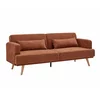 Canapea Extensibila Cherry, 214x86x83 cm, Stofa, Maro picture - 3