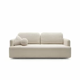 Canapea Extensibila Cloud, 227x105x92 cm, Stofa, Beige