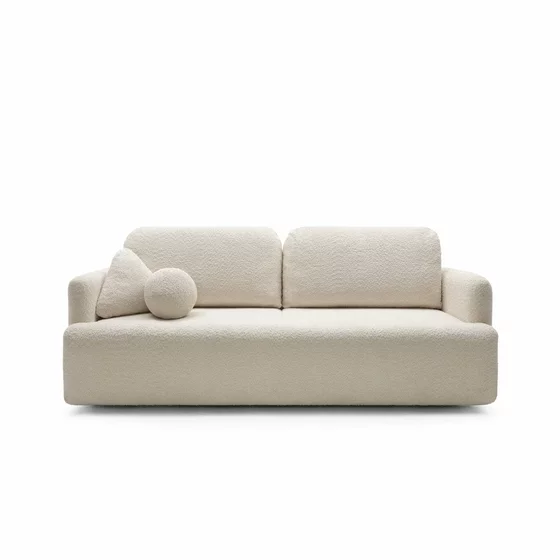 Canapea Extensibila Cloud, 227x105x92 cm, Stofa, Beige picture - 2