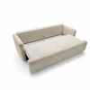 Canapea Extensibila Cloud, 227x105x92 cm, Stofa, Beige picture - 5