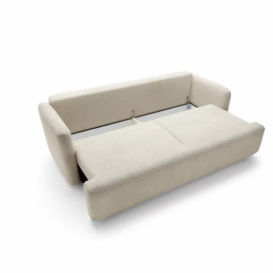 Canapea Extensibila Cloud, 227x105x92 cm, Stofa, Beige picture - 5