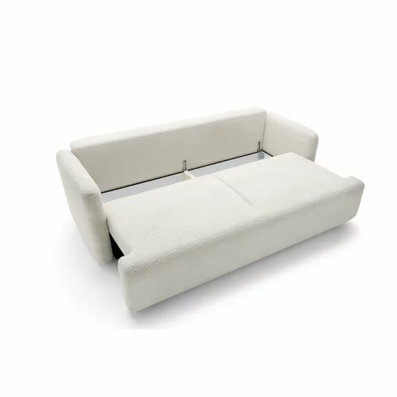 Canapea Extensibila Cloud, 227x105x92 cm, Stofa, Crem picture - 4