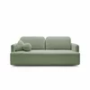 Canapea Extensibila Cloud, 227x105x92 cm, Stofa, Verde Mint picture - 2