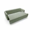 Canapea Extensibila Cloud, 227x105x92 cm, Stofa, Verde Mint picture - 5