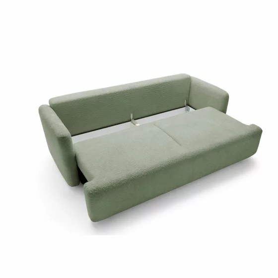 Canapea Extensibila Cloud, 227x105x92 cm, Stofa, Verde Mint picture - 5