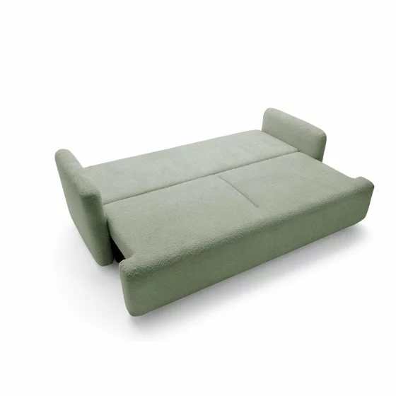 Canapea Extensibila Cloud, 227x105x92 cm, Stofa, Verde Mint picture - 6