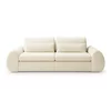 Canapea Extensibila Cube, 274x125x72/90 cm, Suprafata de Dormit Extra Large, Stofa, Crem picture - 1