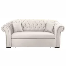 Canapea Extensibila Cupido 2 locuri 2FBK, 213x99x86 cm, Stofa, Crem