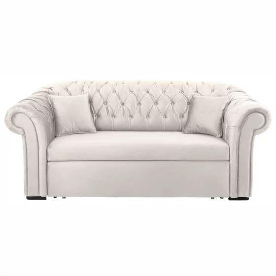 Canapea Extensibila Cupido 2 locuri 2FBK, 213x99x86 cm, Stofa, Crem picture - 1