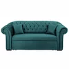 Canapea Extensibila Cupido 2 locuri 2FBK, 213x99x86 cm, Stofa, Verde picture - 1