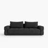 Canapea Extensibila Dante, 241x101x88 cm, Stofa, Antracit picture - 1