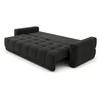 Canapea Extensibila Dante, 241x101x88 cm, Stofa, Antracit picture - 2