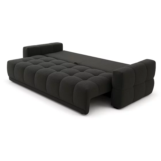Canapea Extensibila Dante, 241x101x88 cm, Stofa, Antracit picture - 2