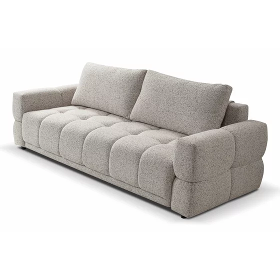 Canapea Extensibila Dante, 241x101x88 cm, Stofa Beige Inchis picture - 3