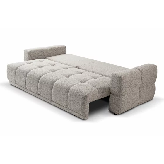 Canapea Extensibila Dante, 241x101x88 cm, Stofa Beige Inchis picture - 2