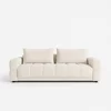 Canapea Extensibila Dante, 241x101x88 cm, Stofa, Crem picture - 1