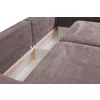 Canapea Extensibila Evora Extra Large, 276x137x71/92 cm, Stofa Lincoln 61 Roz Deschis picture - 3
