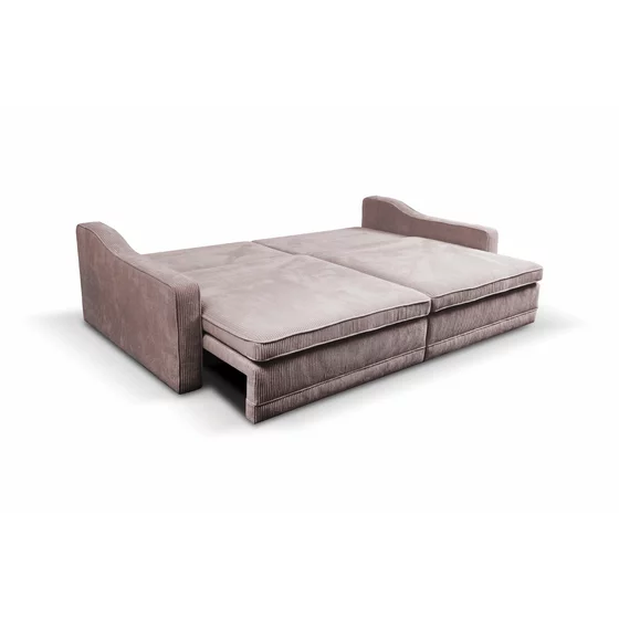 Canapea Extensibila Evora Extra Large, 276x137x71/92 cm, Stofa Lincoln 61 Roz Deschis picture - 2