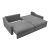 Canapea Extensibila Evora Extra Large, 276x137x71/92 cm, Stofa Lincoln 90 Gri Inchis picture - 4