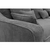 Canapea Extensibila Evora Extra Large, 276x137x71/92 cm, Stofa Lincoln 90 Gri Inchis picture - 6