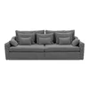 Canapea Extensibila Evora Extra Large, 276x137x71/92 cm, Stofa Lincoln 90 Gri Inchis picture - 1