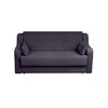 Canapea Extensibila Gina XL, 190x100x95 cm, Stofa Lara 6 Gri picture - 1