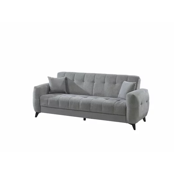 Canapea Extensibila Hermes, 222x88x88 cm, Stofa, Gri picture - 2