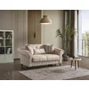 Canapea Extensibila Ibiza 2L, 170x85x91 cm, Stofa, Crem picture - 1