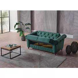 Canapea Extensibila Ibiza 2L, 170x85x91 cm, Verde