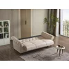 Canapea Extensibila Ibiza 3L, 238x85x91 cm, Stofa, Crem picture - 2